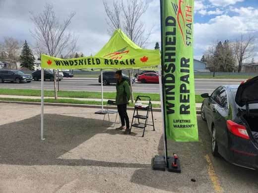 Image of the tent location